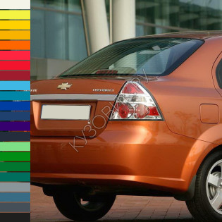 Бампер задний в цвет кузова Chevrolet Aveo T250 (2006-2012) седан