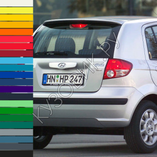 Бампер задний в цвет кузова Hyundai Getz (2002-2005) дорестайлинг