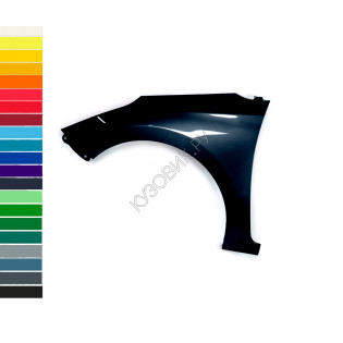Крыло переднее левое в цвет Hyundai Solaris 2 (2017-2023) без отверстия