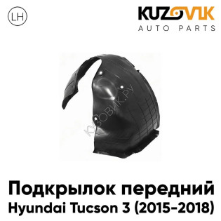 Подкрылок передний левый Hyundai Tucson 3 (2015-2018) KUZOVIK