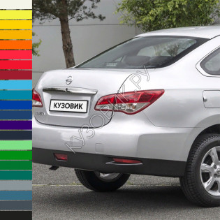 Бампер задний в цвет кузова Nissan Almera G15 (2012-2018) седан 