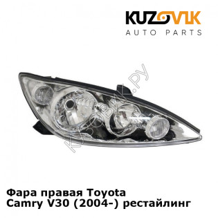 Фара правая Toyota Camry V30 (2004-) рестайлинг KUZOVIK